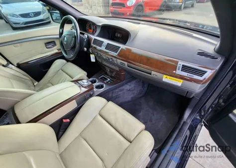 2003 BMW 745 I z USA, uszkodzony, nr VIN WBAGL63483DP66351